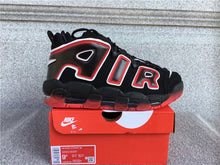 Cargar imagen en el visor de la galería, Air More Uptempo 96 Black White Laser Crimson CJ6129-001