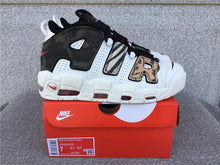 Cargar imagen en el visor de la galería, Air More Uptempo Animal White Black Leopard Print DZ4843-100
