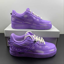 Cargar imagen en el visor de la galería, Air Force 1 07 Low Customised Purple CW2288-111