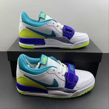 Cargar imagen en el visor de la galería, Air Jordan Legacy 312 Low White Lake Green Lemon Yellow CD7069-103
