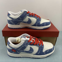 Cargar imagen en el visor de la galería, SB Dunk Low Levis Denim Blue Red White LE0021-002