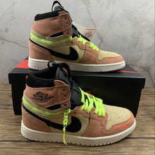 Cargar imagen en el visor de la galería, Air Jordan 1 High Switch Pink Volt Peach Neon White CW6576-800