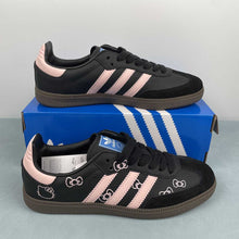 Cargar imagen en el visor de la galería, Adidas Samba Vegan Hello Kitty Cute Print Black Pink B75807