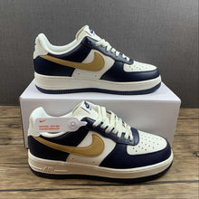Cargar imagen en el visor de la galería, Air Force 1 07 Low Dk.Blue Black White Brown CT7875-996