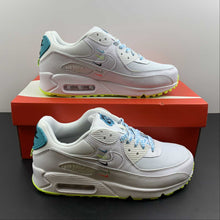 Cargar imagen en el visor de la galería, Air Max 90 SE Worldwide Pack White Blue Fury Volt CK7069-100