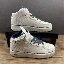 Cargar imagen en el visor de la galería, Uninterrupted x Air Force 1 07 Mid White Blue NU8802-303