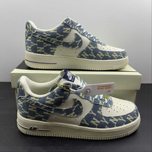 Cargar imagen en el visor de la galería, MLB x Air Force 1 07 Low Denim Blue White CW1888-602