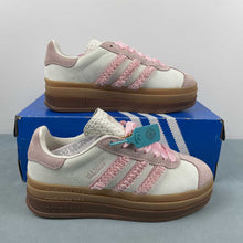 Cargar imagen en el visor de la galería, Adidas Gazelle Bold Ivory Sandy Pink Off White JR8374