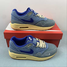 Cargar imagen en el visor de la galería, Air Max 1 PRM Dirty Denim Deep Royal Blue Lemon Wash DV3050-300