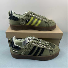 Cargar imagen en el visor de la galería, Adidas Campus 80s Song for the Mute Olive Core Black Acid Yellow ID4792