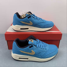 Cargar imagen en el visor de la galería, Air Max 1 Corduroy Baltic Blue Sesame Gridiron Sail FB8915-400