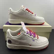Cargar imagen en el visor de la galería, Air Force 1 07 Low Raptors Toronto White Purple Red KK6325-015
