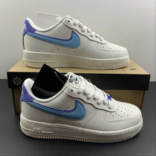 Cargar imagen en el visor de la galería, Air Force 1 07 Low White Medium Blue DQ0359-100