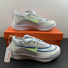Cargar imagen en el visor de la galería, Zoom Fly 4 Summit White imperial Blue-Lime Glow CT2392-100