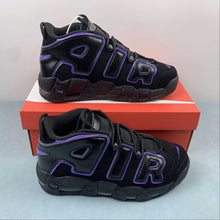 Cargar imagen en el visor de la galería, Air More Uptempo 96 Black Action Grape Gold Metallic DV1879-001