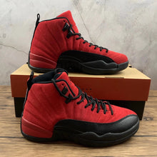 Cargar imagen en el visor de la galería, Air Jordan 12 Retro Reverse Flu Game Varsity Red Black CT8013-602