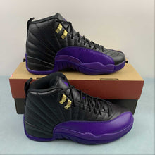 Cargar imagen en el visor de la galería, Air Jordan 12 Retro Field Purple Black Taxi CT8013-057