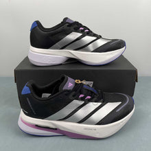 Cargar imagen en el visor de la galería, Adizero Boston 13 Core Black Silver Metallic Lucid Blue JS4950