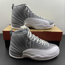 Cargar imagen en el visor de la galería, Air Jordan 12 Stealth White Cool Grey CT8013-015
