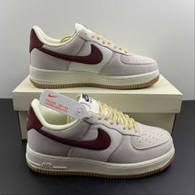 Cargar imagen en el visor de la galería, Air Force 1 07 Low Dark Red Cream Brown DG2296-019