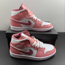 Cargar imagen en el visor de la galería, Air Jordan 1 Mid Valentine's Day Coral Chalk Desert Berry White DQ8423-616