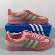 Cargar imagen en el visor de la galería, Adidas Gazelle Indoor Semi Pink Spark Preloved Scarlet IG6782