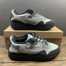 Cargar imagen en el visor de la galería, Travis Scott x Air Max 1 Wheat Gray Black DO9392-001