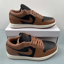 Cargar imagen en el visor de la galería, Air Jordan 1 Low Archaeo Brown Black Sail DC0774-021