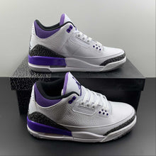Cargar imagen en el visor de la galería, Air Jordan 3 Retro Dark Iris Cement Grey White Black CT8532-105