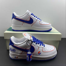 Cargar imagen en el visor de la galería, Air Force 1 07 Low Pepsi White Dark Blue Red BS8856-113