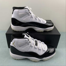 Cargar imagen en el visor de la galería, Air Jordan 11 Retro DMP White Black Metallic Gold CT8012-170