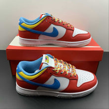 Cargar imagen en el visor de la galería, LeBron James x SB Dunk Low Fruity Pebbles White Red Blue DH8009-600
