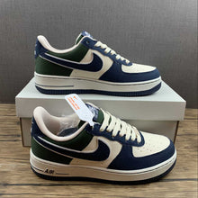 Cargar imagen en el visor de la galería, Air Force 1 07 Low White Midnight Navy Dark Green 315122-661