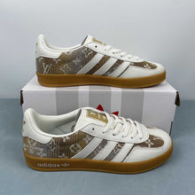 Cargar imagen en el visor de la galería, Adidas Gazelle x Louis Vuitton White Light Brown SC9207-729