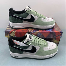 Cargar imagen en el visor de la galería, Air Force 1 07 Low Black Green White LF8989-333