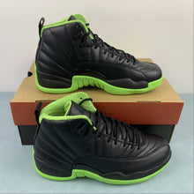 Cargar imagen en el visor de la galería, Air Jordan 12 Retro Black Neon Green SP-22-MNJDLS-595-S