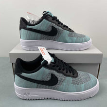 Cargar imagen en el visor de la galería, Air Force 1 07 Low Flyknit 2.0 Turquoise Black CI0051-600