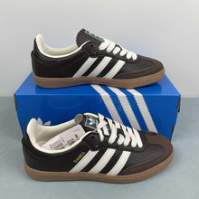 Cargar imagen en el visor de la galería, Adidas Samba OG Dark Brown Off White Gum JR0891