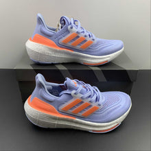 Cargar imagen en el visor de la galería, Adidas Ultraboost Light Blue Dawn Coral Fusion Blue Fusion HQ6347