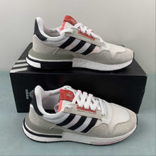 Cargar imagen en el visor de la galería, Adidas ZX 500 RM Cloud White Core Black Shock Red G27577