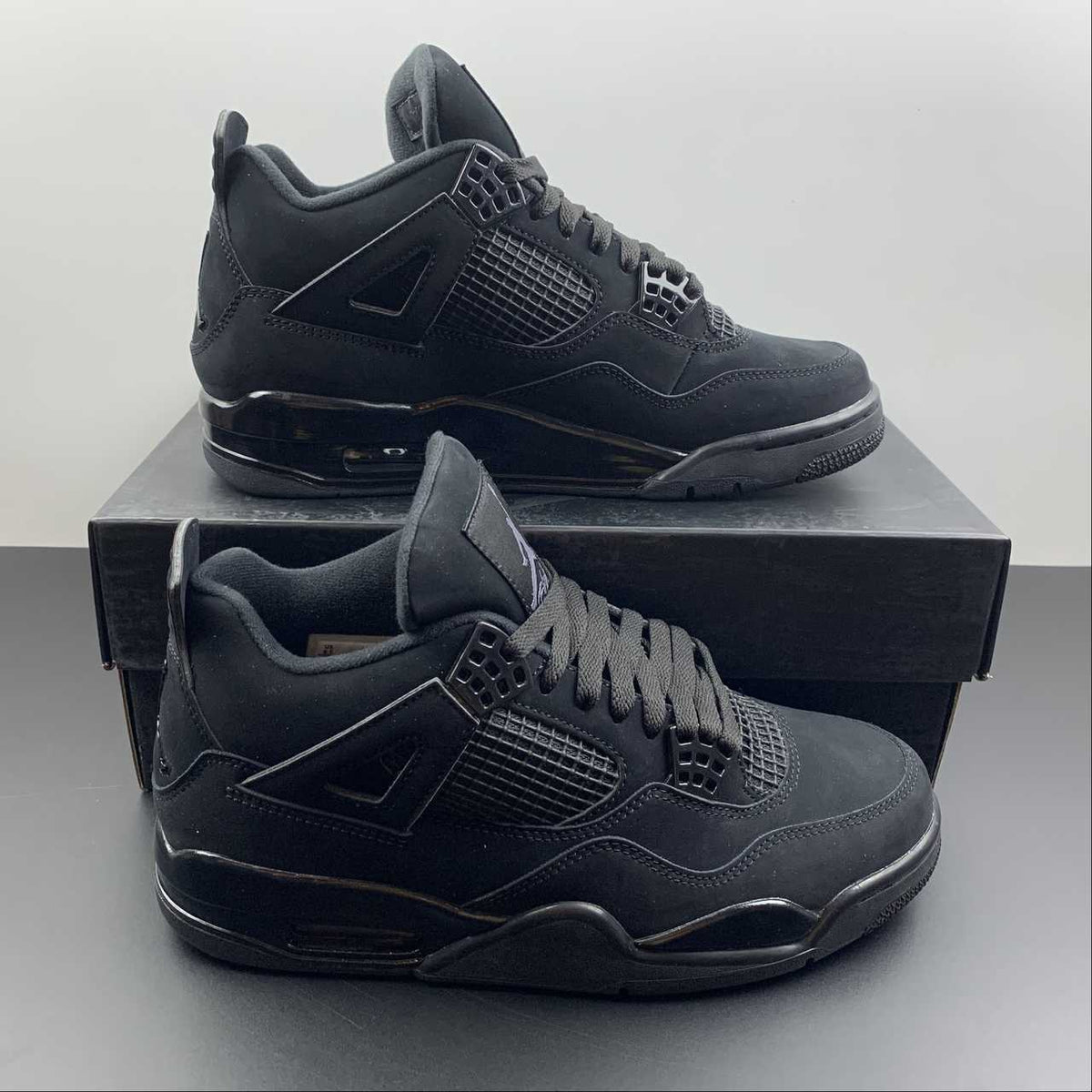 air jordan 4 black & graphite