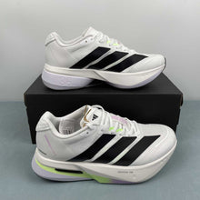 Cargar imagen en el visor de la galería, Adizero Boston 13 White Core Black Dash Grey JS4951