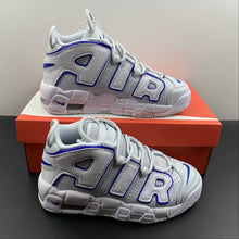 Cargar imagen en el visor de la galería, Air More Uptempo Embossed White Royal Blue FD0669-100