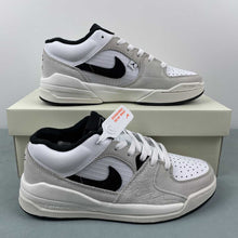 Cargar imagen en el visor de la galería, Air Jordan Stadium 90 Sail Black White Varsity Red FD6424-100