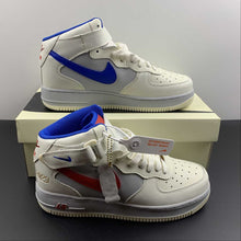 Cargar imagen en el visor de la galería, Air Force 1 07 Mid Toffee Light Gray Red Blue CW0088-928