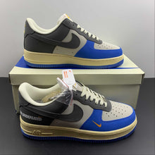 Cargar imagen en el visor de la galería, Air Force 1 07 Low Undefeated Dark Grey Blue Gold 315122-005