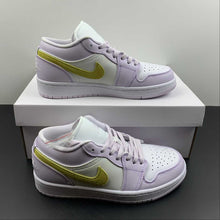 Cargar imagen en el visor de la galería, Air Jordan 1 Low Barely Grape White Lemon Wash DC0774-501