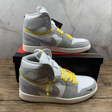 Cargar imagen en el visor de la galería, Air Jordan 1 High Switch Light Smoke Gray Tour Yellow CW6576-100