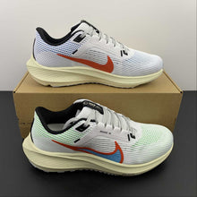 Cargar imagen en el visor de la galería, Air Zoom Pegasus 40 White Passionate Red Shy Blue FJ1051-100