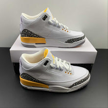 Cargar imagen en el visor de la galería, Air Jordan 3 Retro White Laser Orange Cement Grey Black CK9246-108
